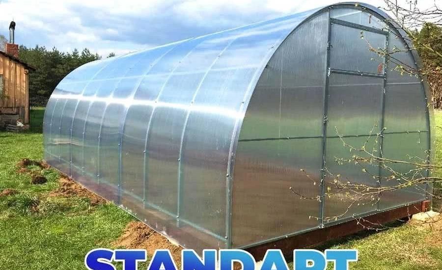Szklarnia Afrodyta Standart Profil 40x20mm 3×12 m, poliwęglan 6 mm