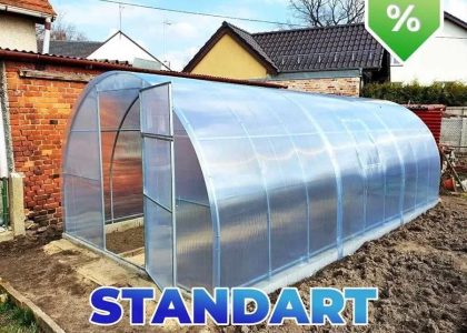 Szklarnia Estreya Standart Profil 20x20mm 3×6 m, poliwęglan 6 mm