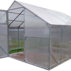 Szklarnia Ogrodowa DOMEK 2,5×10 m profile 25 × 25 POLIWĘGLAN 6 mm