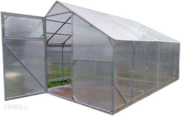 Szklarnia Ogrodowa DOMEK 2,5×10 m profile 25 × 25 POLIWĘGLAN 6 mm