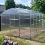 Szklarnia poliwęglan 2,85×8 m ogrodowa PROFIL 20x20mm
