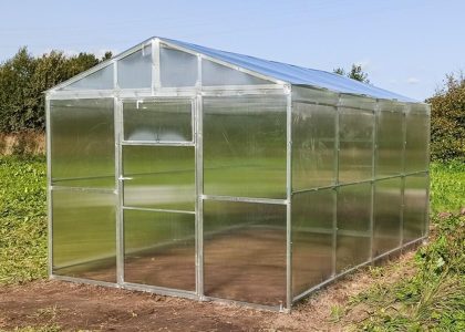 Szklarnia poliwęglan 2,85×8 m ogrodowa PROFIL 40x20mm