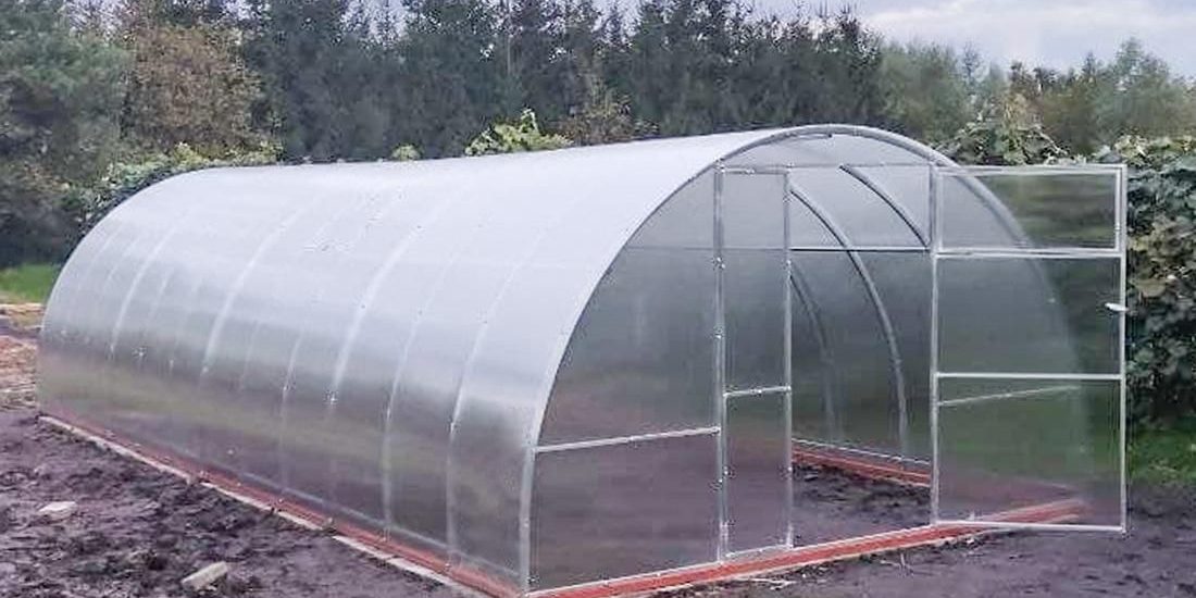 Szklarnia poliwęglan 3,5×4 m ogrodowa PROFIL 40x20mm