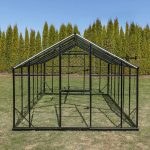 Szklarnia Sanus XL-24 wymiar 2,9×8,5m H=2,25m 24,6m2 szkło hartowane 4mm