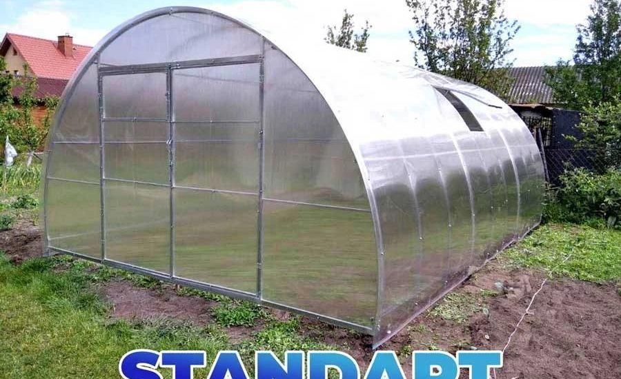 Szklarnia Zofia Standart Profil 40x20mm 4×8 m, poliwęglan 6 mm