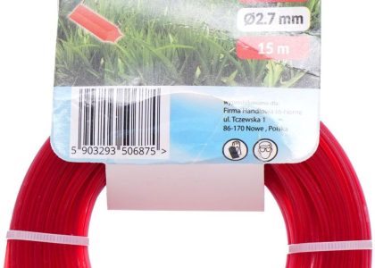 Tagred Żyłka Tnąca Do Kosy Spalinowej Podkaszarki Gwiazdka 2,7mm x 15m TA471