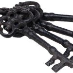 Tajemniczy Ogród Dekoracja Pęk Kluczy Metalowy 4Szt. Wys.19Cm