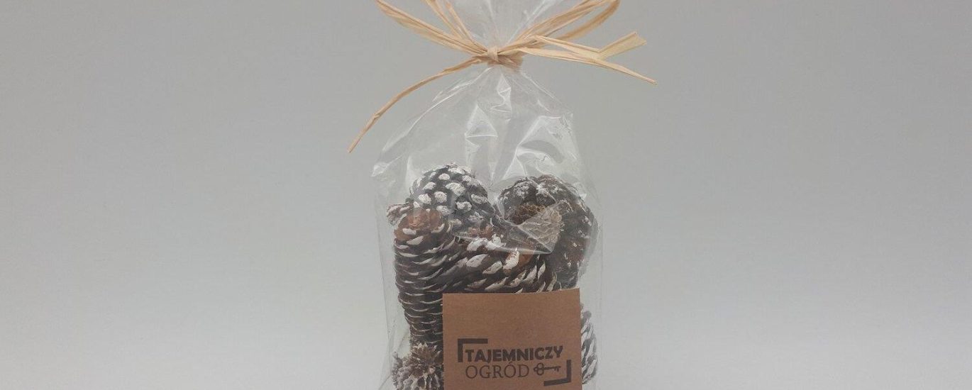 Tajemniczy Ogród Szyszki Dekoracyjne W Siatce Mix 29Cm