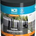 Taśma Ogrodzeniowa 19×26 Osłona Na Płot Antracyt