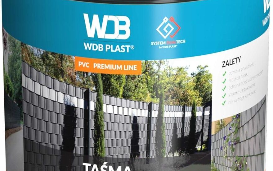 Taśma Ogrodzeniowa 19×26 Osłona Na Płot Antracyt
