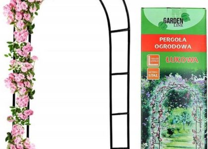 Tm Pergola Ogrodowa Metalowa Łuk 240x140cm