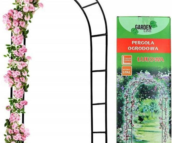 Tm Pergola Ogrodowa Metalowa Łuk 240x140cm