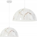 Toolight Lampa sufitowa wisząca Glamour Marmur Marble (APP9111CP)