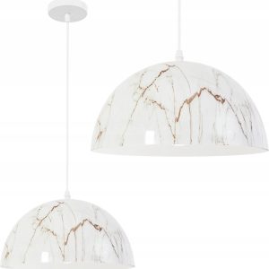 Toolight Lampa sufitowa wisząca Glamour Marmur Marble (APP9111CP)