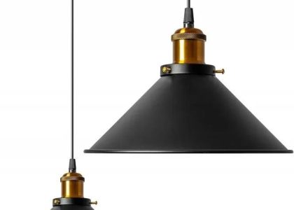 Toolight Lampa Sufitowa Wisząca Porto Black (App016)