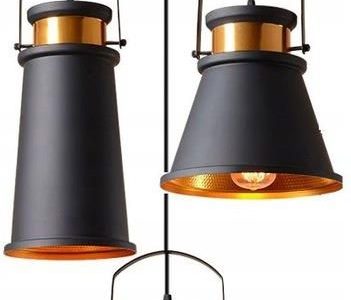 Toolight Lampa Wisząca Edison Loft Industrial Asti Abc Gold (OSW00182)