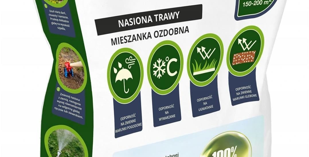 Trawa Ozdobna Trawnik Samozagęszczająca 5 Kg
