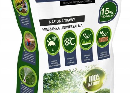 Trawa Uniwersalna Trawnik Samozagęszczająca 15 Kg