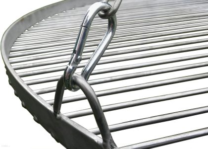 Trójnóg Gruby Nad Ognisko Grill Ruszt Nierdzewny
