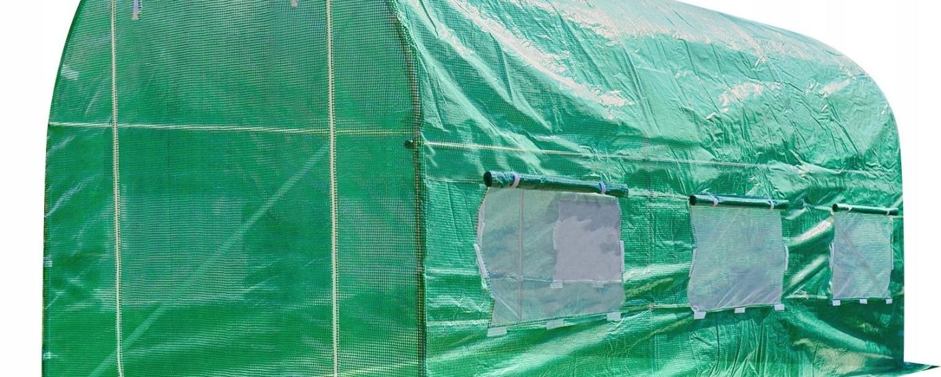 Tunel Foliowy 6M2 Ogrodowy Szklarnia 3X2M Okna