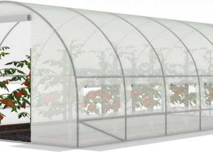 Tunel Foliowy Z Oknami Funfit Garden Biały