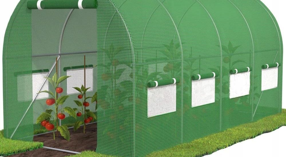 Tunel Ogrodowy Foliowy Szklarnia Folia Uv 4X2,5X2M