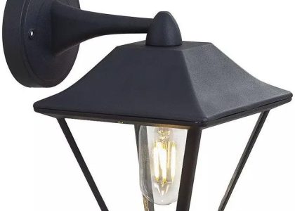 V-Tac Kinkiet Vt-843 E27 Ip44 Aluminium Czarny Mat 8686