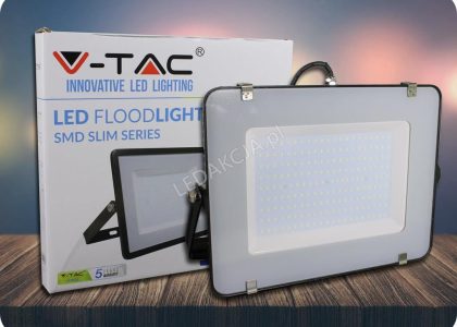 V-TAC LED NAŚWIETLACZ 200W SAMSUNG CHIP 16000LM CZARNY Neutralna biała 4000K