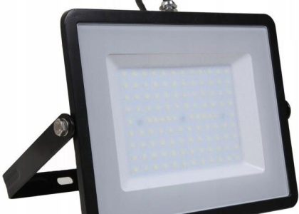 V-TAC NAŚWIETLACZ LED 100W SAMSUNG CHIP 8000LM CZARNY Zimna biała 6400K