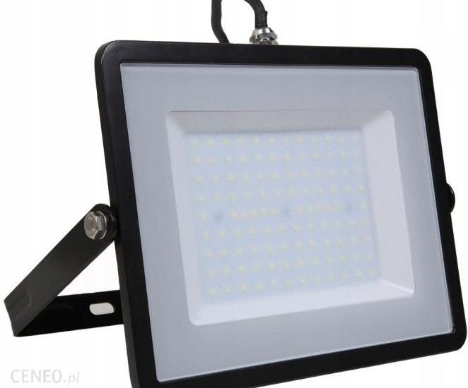 V-TAC NAŚWIETLACZ LED 100W SAMSUNG CHIP 8000LM CZARNY Zimna biała 6400K