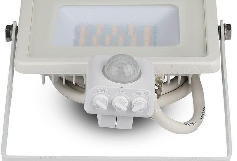 V-Tac Naświetlacz Led Z Czujnikiem Ruchu 30W