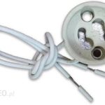 V-Tac Oprawka Ceramiczna Gniazdo GU10 Przewód Siliconowy VT-7888 5 Lat Gwarancji (SKU34235)
