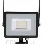 V-Tac Vtac Naświetlacz Led Pro Series Z Czujnikiem Ruchu Pir Vt20Sb 20W 3000K 1600Lm Ip65 Czarny Sku Vt451 (451)