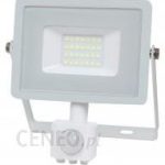 V-Tac Vtac Naświetlacz Led Pro Series Z Czujnikiem Ruchu Pir Vt20Sw Samsung Chip 20W 4000K 1600Lm Ip65 Biały Sku Vt449 (449)