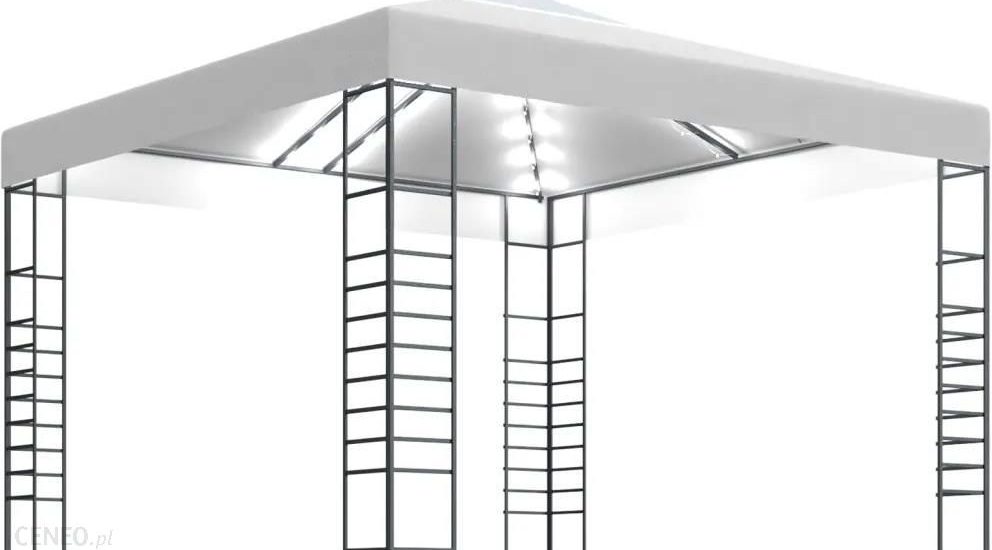 Vidaxl Altana Ze Sznurem Lampek 3X3 M Biała (3070305)