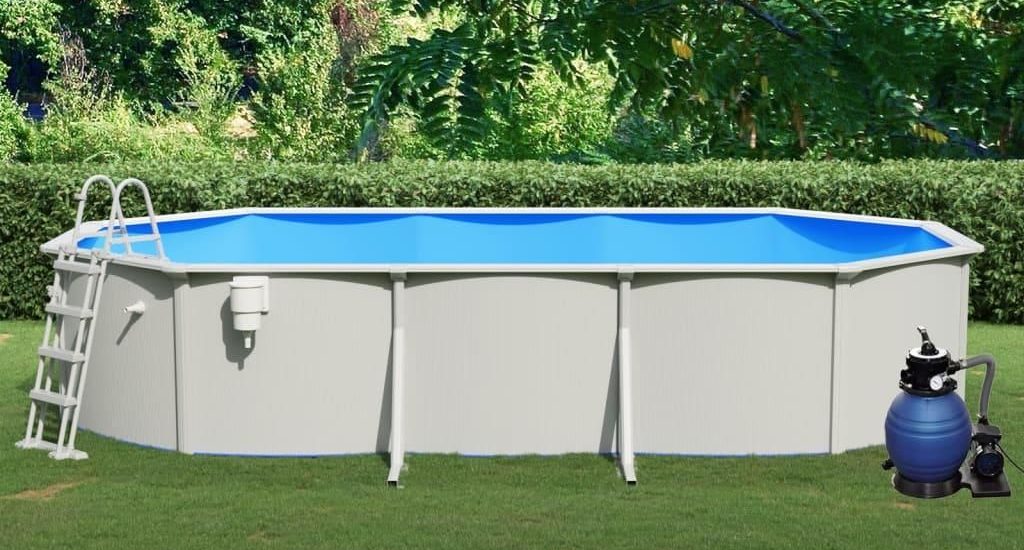 Vidaxl Basen Z Pompą Filtrem Piaskowym I Drabinką 610X360X120 Cm