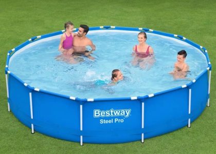 Vidaxl Bestway Basen Steel Pro Ze Stelażem 396X84cm