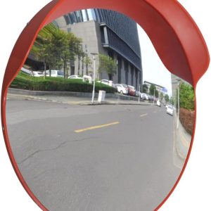 VidaXL Convex lustro drogowe 60 cm pomarańczowy plastik