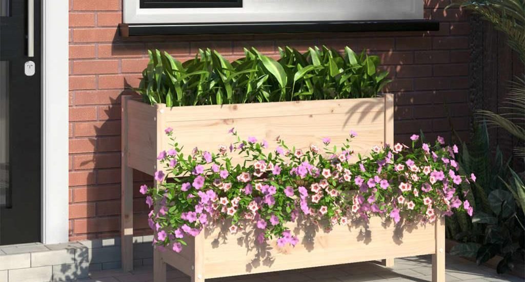 Vidaxl Donica 110X84X75cm Lite Drewno Sosnowe
