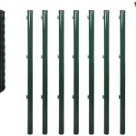 Vidaxl Euro Ogrodzenie Stalowe 10×1,5m Zielone 142395