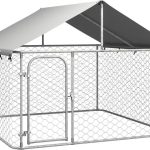 Vidaxl Kojec Z Zadaszeniem Dla Psa 200x200x150cm (171498)