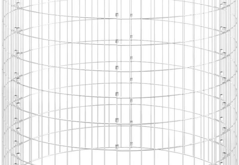 Vidaxl Kompostownik Ogrodowy Ø100x100cm Stal Galwanizowana 3115944