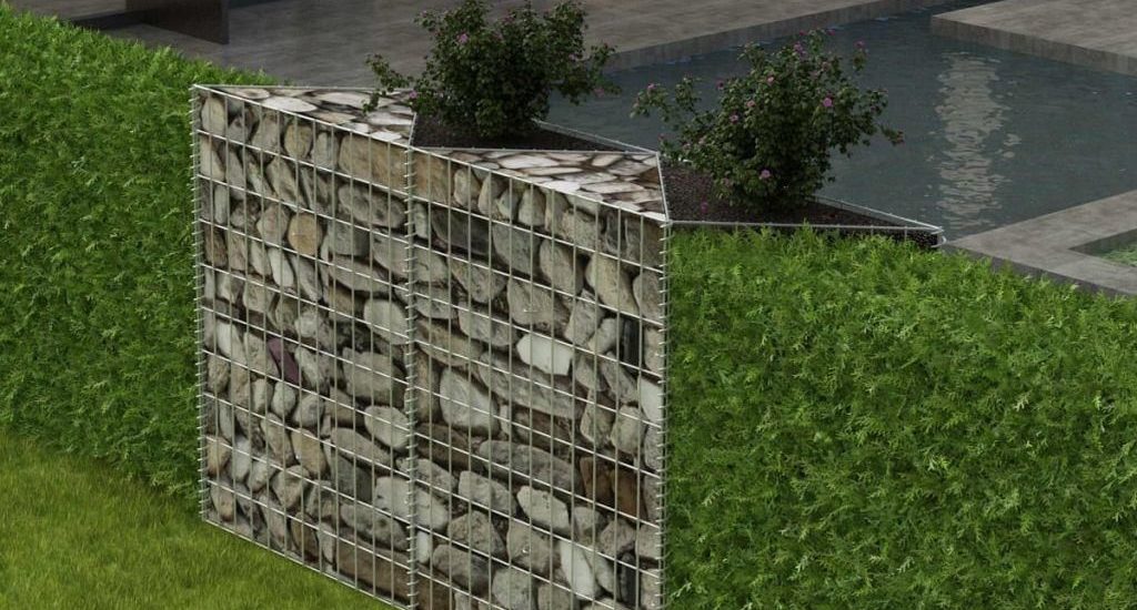 Vidaxl Kosz Gabionowy Galwanizowana Stal 120X30X100cm