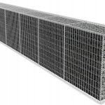Vidaxl Kosz Gabionowy Podłużny Z Pokrywą 600X50X100 Cm