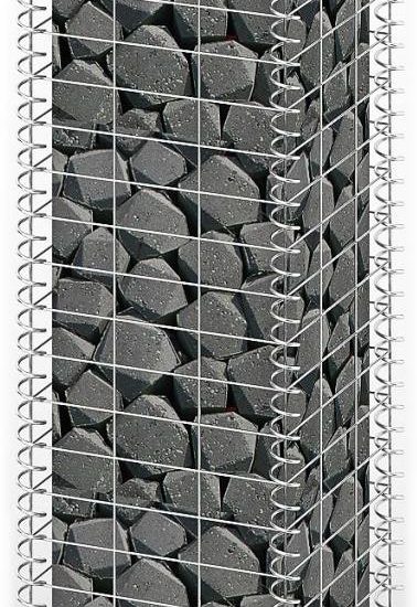 Vidaxl Kosz Gabionowy Z Ocynkowanego Drutu Stalowego 100 X 30 Cm