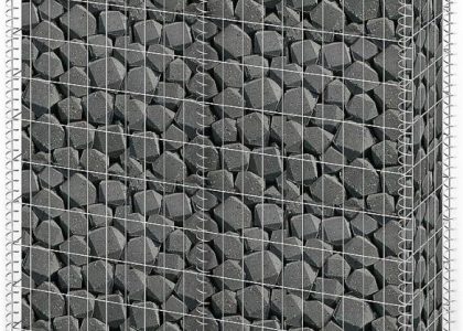 Vidaxl Kosz Gabionowy Z Ocynkowanego Drutu Stalowego 150 X 100 30 Cm