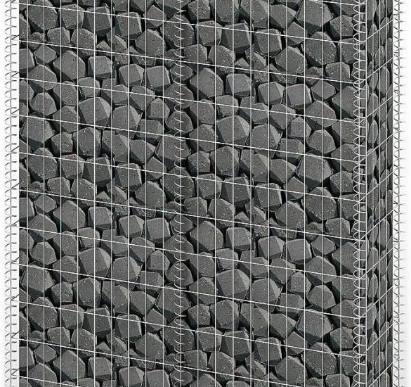 Vidaxl Kosz Gabionowy Z Ocynkowanego Drutu Stalowego 150 X 100 30 Cm