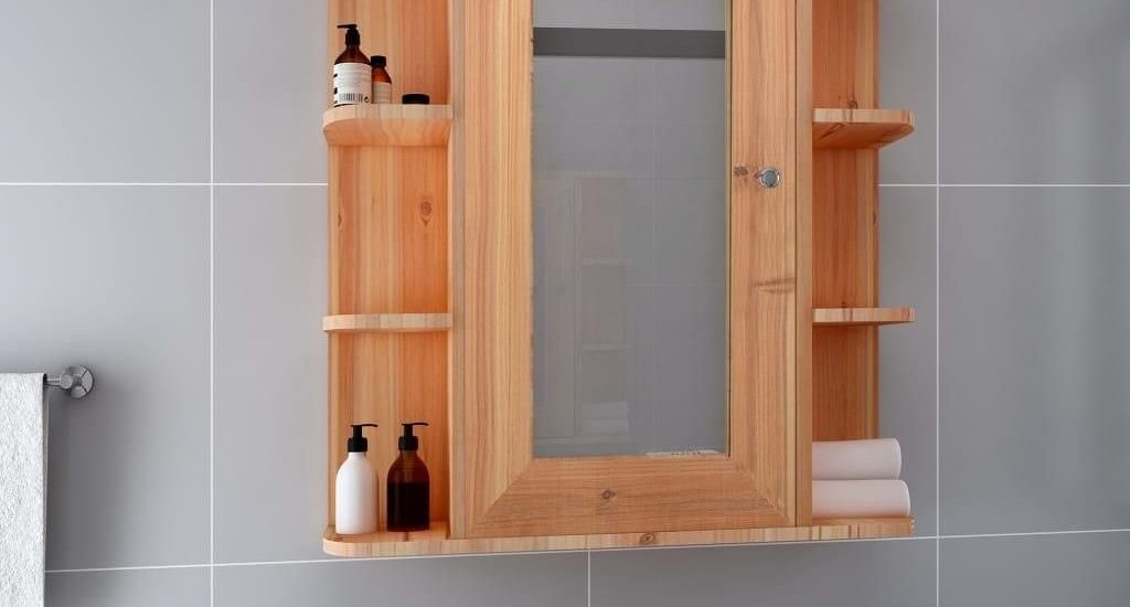 Vidaxl Lumarko Szafka Łazienkowa Z Lustrem Kolor Dębowy 66X17X63cm Mdf 106833