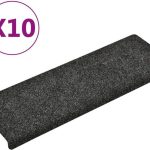 Vidaxl Nakładki Na Schody 10 Szt. Szare 65X25 Cm (149725)