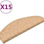 Vidaxl Nakładki Na Schody 15 Szt. Złote 65X21X4 Cm (322379)